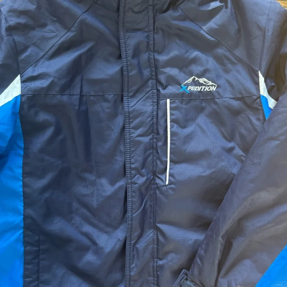 Boys XL (14-16) Navy and Blue Puffer Jacket